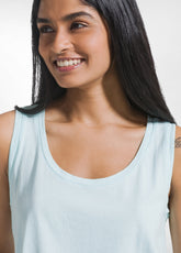 Bio-Jersey Komfort-Top - Blau - AQUA BLUE | DEHA