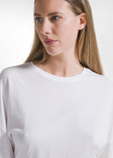 WHITE MAXI VISCOSE T-SHIRT - WHITE | DEHA