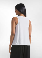 Satin-Top Mit Gerafften Details - Weiss - WHITE | DEHA