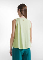 Fluid Flame Jersey Top - Gelb - LIME | DEHA