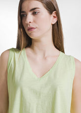 Fluid Flame Jersey Top - Gelb - LIME | DEHA