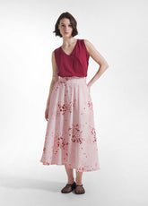 Fluid Flame Jersey Top - Red - CHERRY RED | DEHA