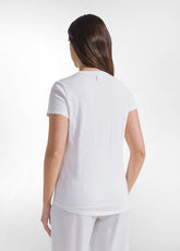 White Slub Cotton T-Shirt - WHITE | DEHA
