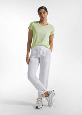 T-SHIRT IN COTONE FLAMMÈ GIALLO - Leisurewear | DEHA