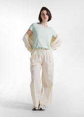 Green Slub Cotton T-Shirt - JADE GREEN | DEHA