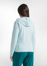 LIGHTWEIGHT CORE ZIP-UP HOODIE BLUE - AQUA BLUE | DEHA