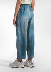 PANTALONI BALLOON DENIM EFFECT BLU - DIGITAL BLUE DENIM | DEHA