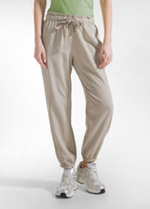 Lyocell Jogger Pants - Multicolor - CLAY BEIGE | DEHA