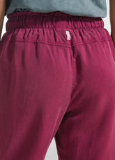 Lyocell Jogger Pants - Red - CHERRY RED | DEHA