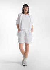 SHORTS IN LINO BIANCO - WHITE | DEHA