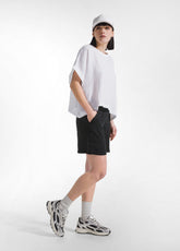 SHORTS IN LINO NERO - BLACK | DEHA