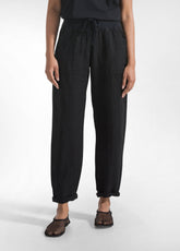 Linen Pants - Black - BLACK | DEHA