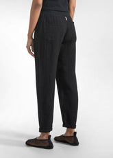 Linen Pants - Black - BLACK | DEHA