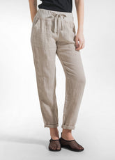 Leinenhose - Mehrfarbig - CLAY BEIGE | DEHA
