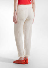 Linen Pants - White - CREAM | DEHA