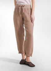 Leinenhose - Braun - KHAKI BROWN | DEHA