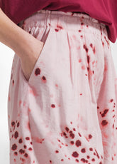 Viscose Shorts With Crinkled Effect - Pink - PINK & DOTS | DEHA