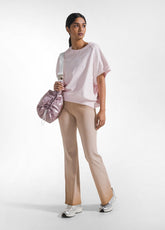 GILET IN COTONE FIAMMATO ROSA - BLUSH PINK | DEHA