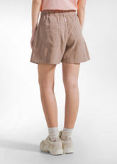 SHORTS IN TWILL DI LYOCELL MARRONE - KHAKI BROWN | DEHA