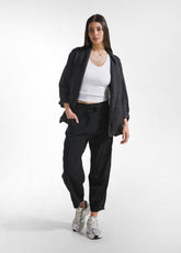 PANTALONI BALLOON IN TWILL DI LYOCELL NERO - BLACK | DEHA