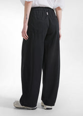 PANTALONI DRITTI IN TWILL DI LYOCELL NERO - BLACK | DEHA