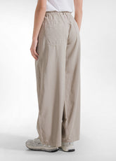 Straight Trousers In Lyocell Twill - Multicolor - CLAY BEIGE | DEHA