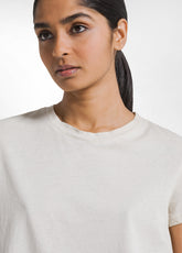 Ombre Effect T-Shirt In Organic Cotton - Multicolo - CLAY BEIGE | DEHA