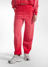 SWEATSHIRT MIT RUNDHALSAUSSCHNITT UND BALLOON-HOSE IM ROTEN DEGRADÉ-LOOK SET - | DEHA
