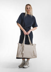 BORSA DA PALESTRA IN NYLON BEIGE - CLAY BEIGE | DEHA