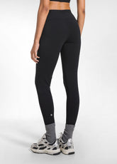 SET TOP E LEGGINGS IN JERSEY STRETCH NERO - | DEHA