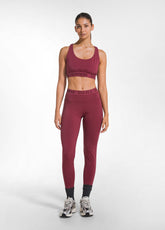 LOGO STRETCH JERSEY LEGGINGS - RED - CHERRY RED | DEHA