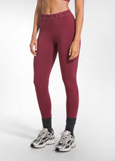 LOGO STRETCH JERSEY LEGGINGS - RED - CHERRY RED | DEHA