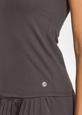 ORGANIC COTTON T-SHIRT - BROWN - COCOA BROWN | DEHA
