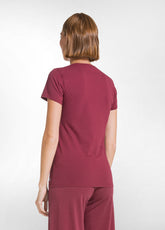 T-SHIRT AUS BIO-BAUMWOLLE - ROT - CHERRY RED | DEHA