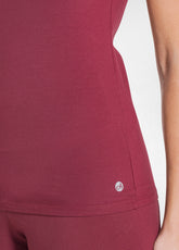 T-SHIRT AUS BIO-BAUMWOLLE - ROT - CHERRY RED | DEHA