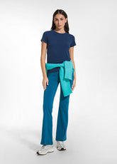 T-SHIRT IN COTONE ORGANICO BLU - BLU NAVY | DEHA