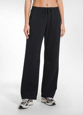 SWEATANZUG MIT REISSVERSCHLUSS UND HOSE AUS STRETCH-BAUMWOLLE IN SCHWARZ - | DEHA