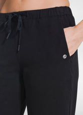 SWEATANZUG MIT REISSVERSCHLUSS UND JOGGINGHOSE AUS STRETCH-BAUMWOLLE IN SCHWARZ - | DEHA