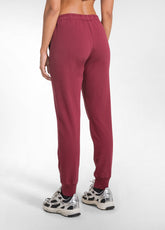 STRETCH COTTON JOGGER TROUSERS - RED - CHERRY RED | DEHA