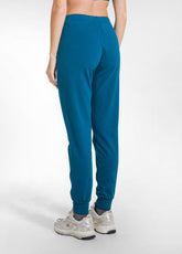 PANTALONE JOGGER IN COTONE STRETCH VERDE - TEAL GREEN | DEHA