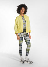 LEGGINGS IN MICROFIBRA CON STAMPA ALLOVER OTHER - CLOUDY YELLOW | DEHA