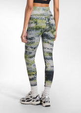 LEGGINGS IN MICROFIBRA CON STAMPA ALLOVER OTHER - CLOUDY YELLOW | DEHA