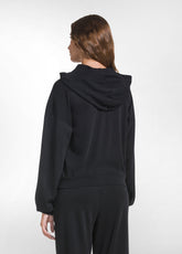 SOFT COTTON SWEATSHIRT - BLACK - BLACK | DEHA