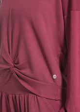 SOFT COTTON SWEATSHIRT - RED - CHERRY RED | DEHA