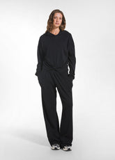 SOFT COTTON TROUSERS - BLACK - BLACK | DEHA