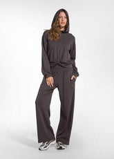 SOFT COTTON TROUSERS - BROWN - COCOA BROWN | DEHA