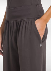 SOFT COTTON TROUSERS - BROWN - COCOA BROWN | DEHA