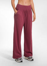 SOFT COTTON TROUSERS - RED - CHERRY RED | DEHA