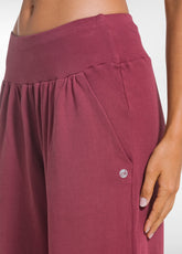 SOFT COTTON TROUSERS - RED - CHERRY RED | DEHA