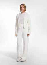 PANTALONI DRITTI IN MODAL BIANCO - SOFT IVORY | DEHA